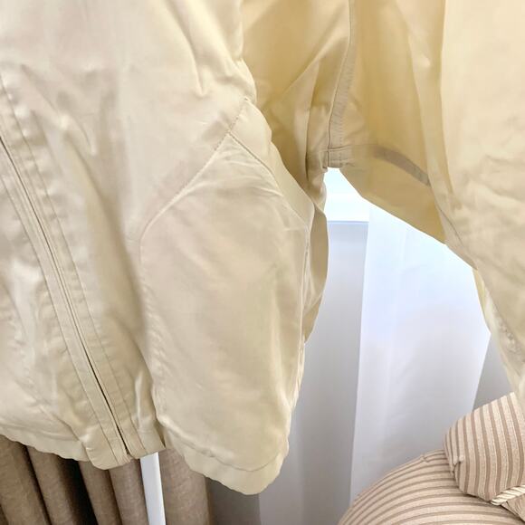 Uniqlo U Zip Up Short Blouson Bomber Jacket in Natural - Picture 6 of 11